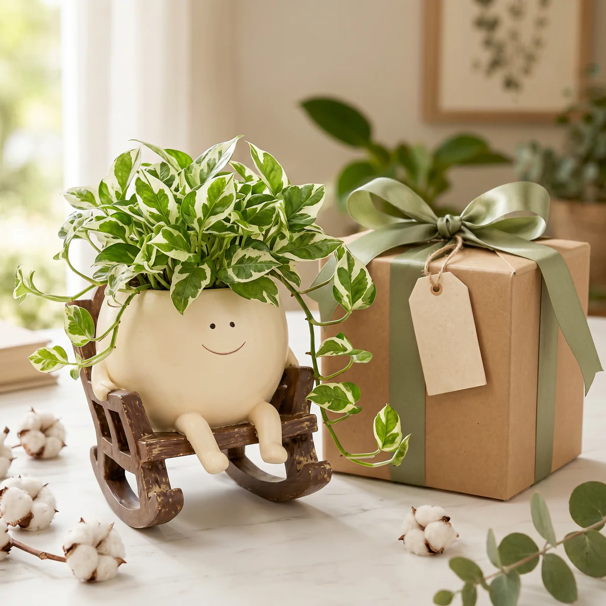 Rocking Chair Flower Pot