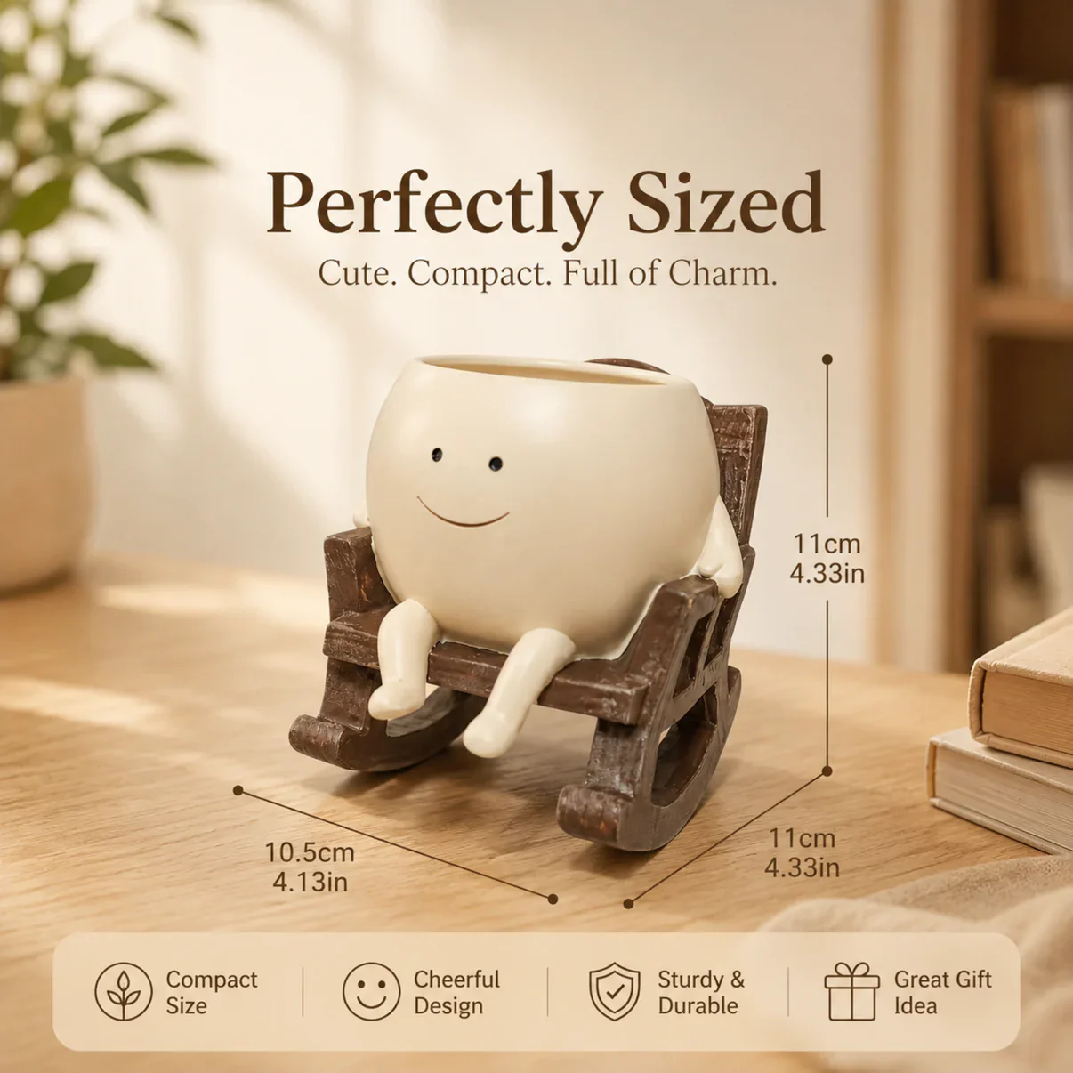 Rocking Chair Flower Pot
